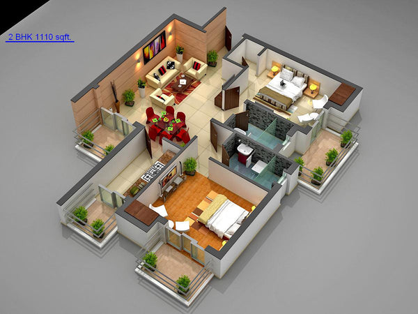 C-201 (5 Rooms - Second Floor)